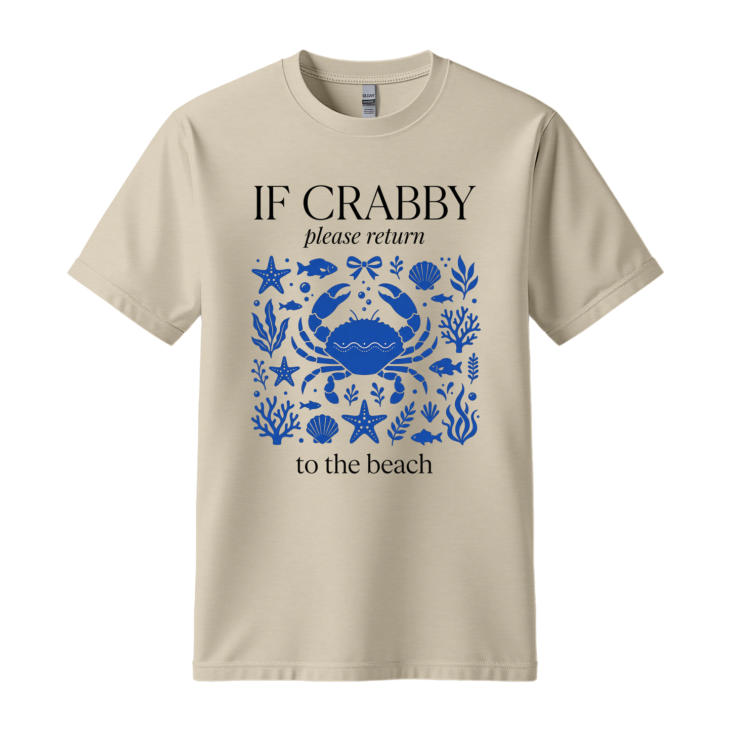 If Crabby Please Return to the Beach Shirt – Funny Beach Tee