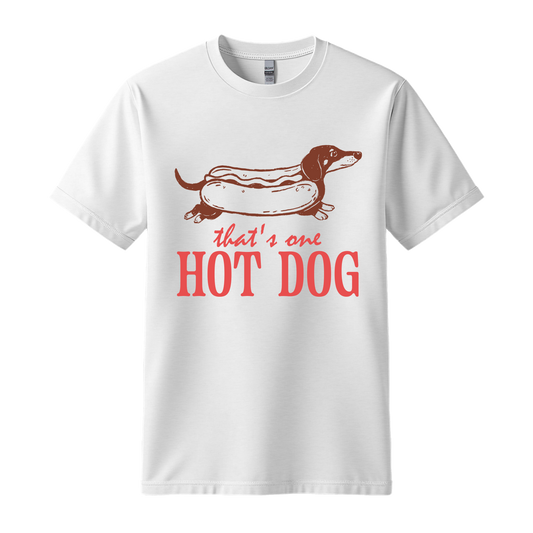 That’s One Hot Dog Shirt – Funny Dachshund Hotdog Tee
