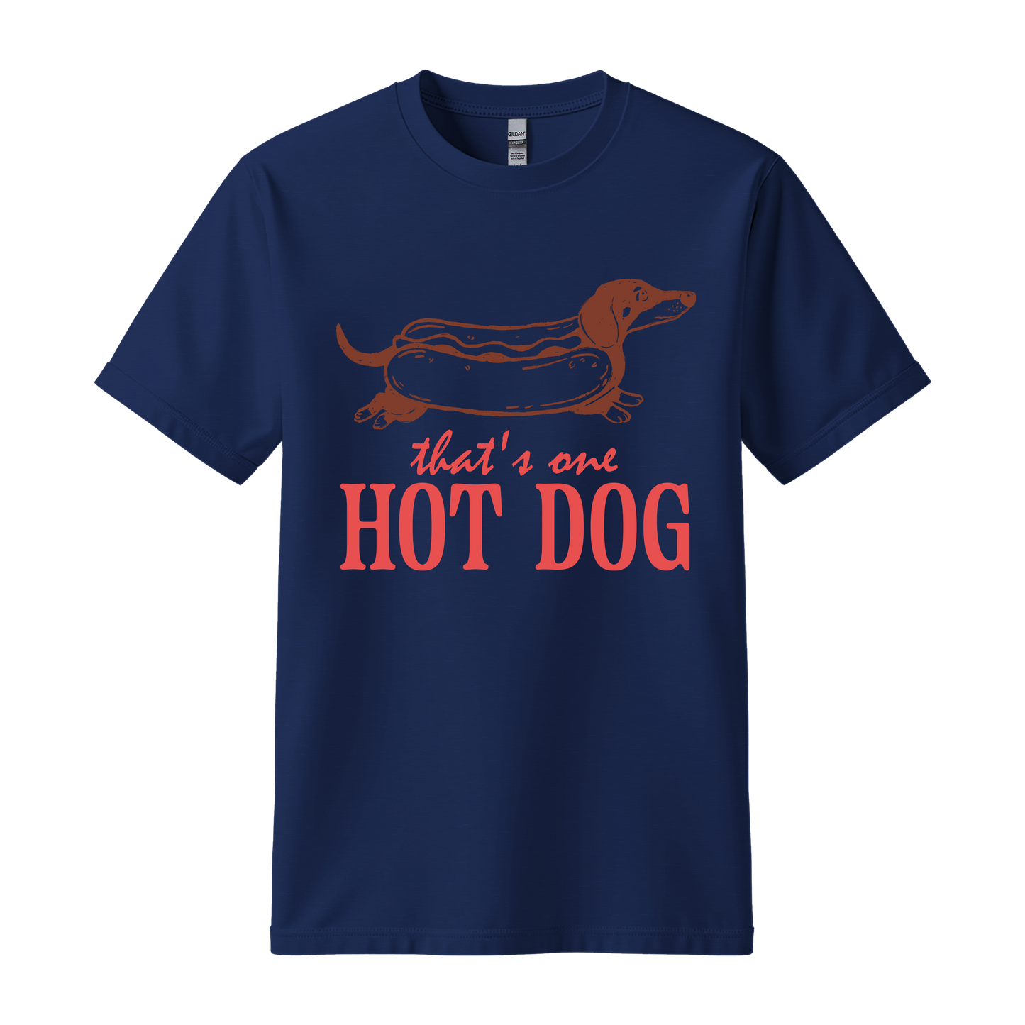 That’s One Hot Dog Shirt – Funny Dachshund Hotdog Tee