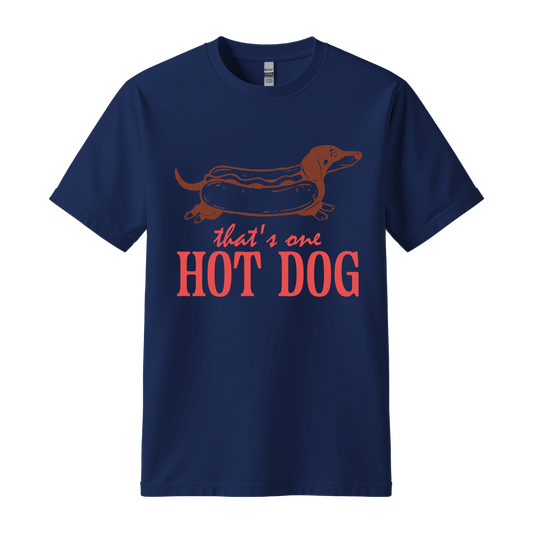 That’s One Hot Dog Shirt – Funny Dachshund Hotdog Tee