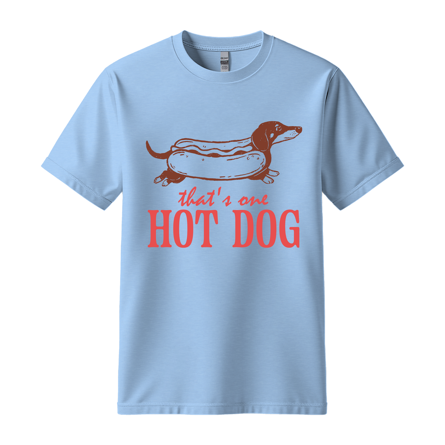 That’s One Hot Dog Shirt – Funny Dachshund Hotdog Tee