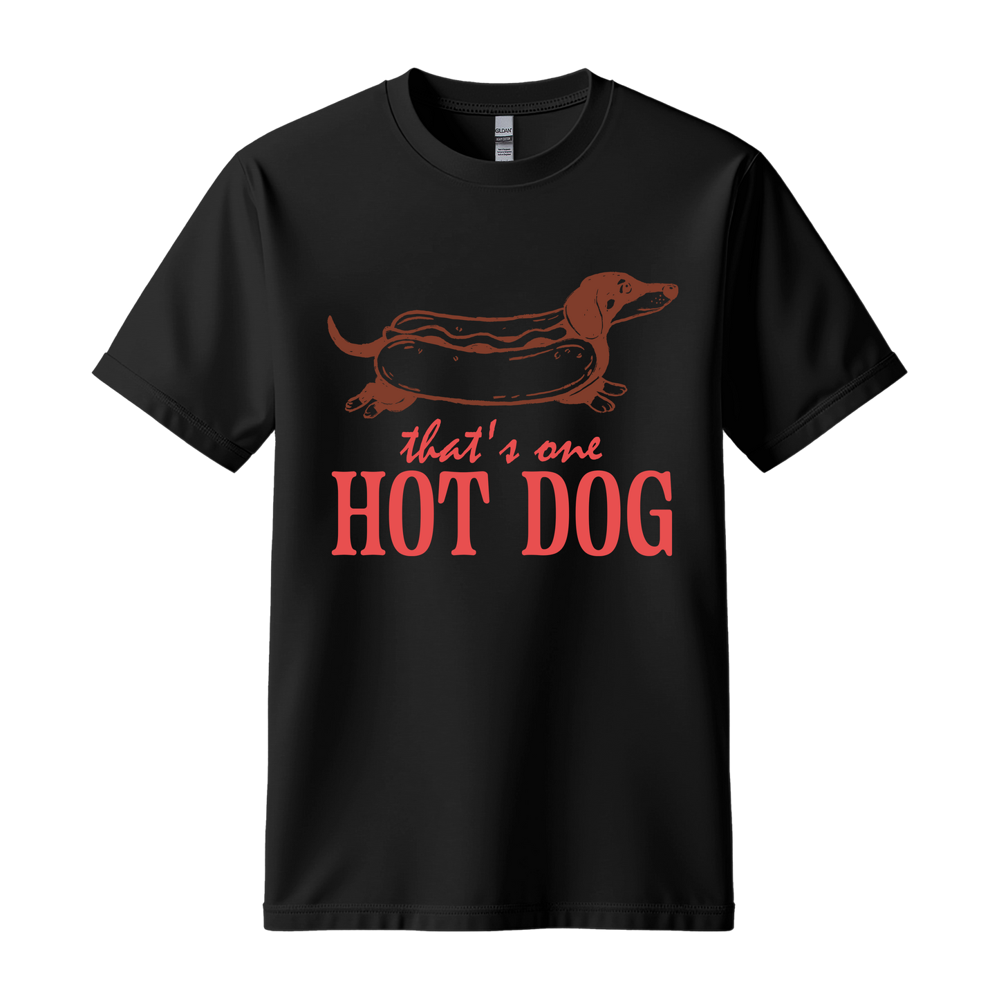 That’s One Hot Dog Shirt – Funny Dachshund Hotdog Tee