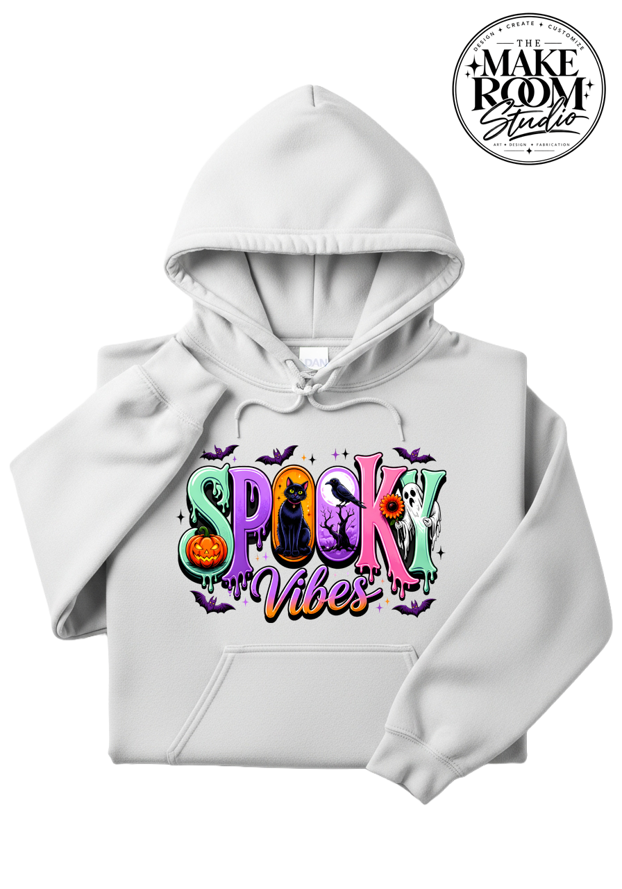 Spooky Vibes Halloween Shirt Design 👻🎃🖤