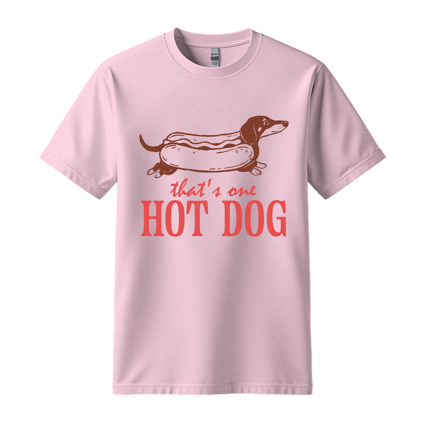 That’s One Hot Dog Shirt – Funny Dachshund Hotdog Tee