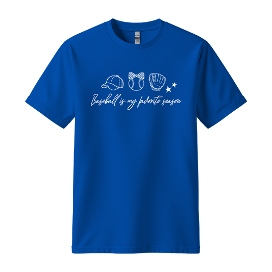 Baseball Is My Favorite Season Shirt – Cute Baseball Tee